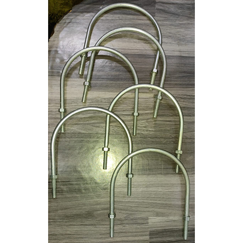 Metal U-Bolt - Color: Silver
