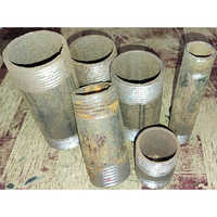 Mild Steel Nipple - Color: Silver