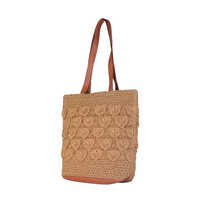 Crochet Raffia Shoulder Bag