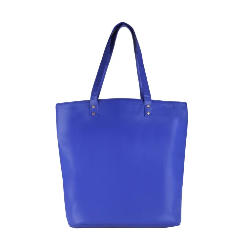 Blue Color Crochet Raffia Shoulder Bag