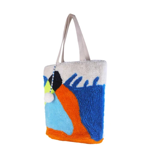Colorful Tufting Shoulder Bag