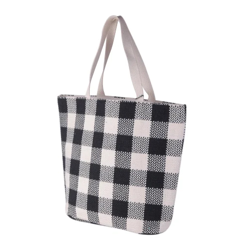 Black And White Handloom Hand Bag - Capacity: 10 Kg/hr