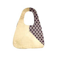 Designer Jacquard Bag - Color: Brown