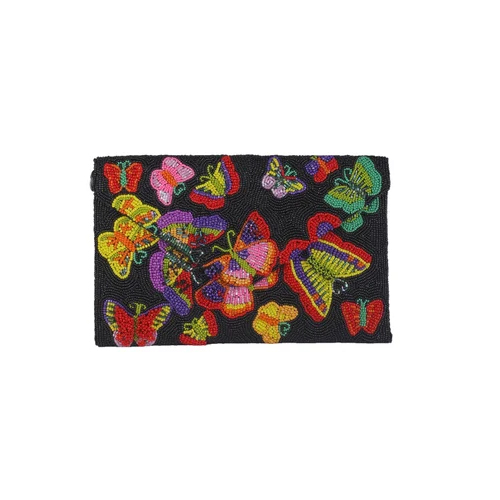 Butterfly Beads Embroidered Sling Bag