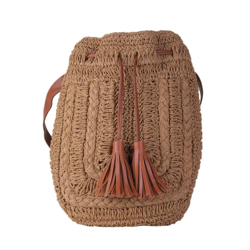Raffia Crochet Sling Bag