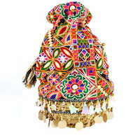 Potli Decorated Straw Bag
