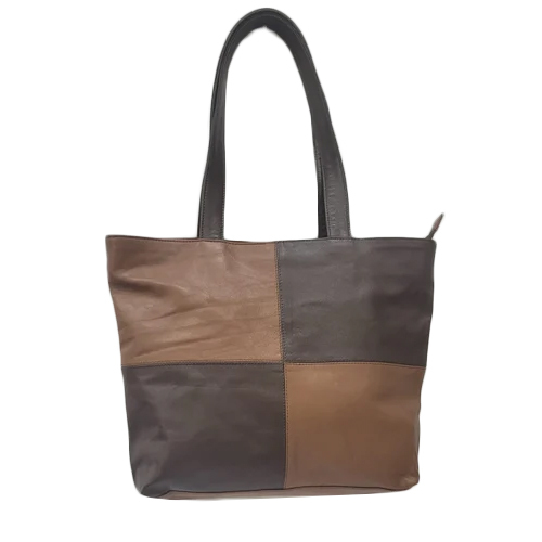 Ladies Leather Bag - Color: Brown