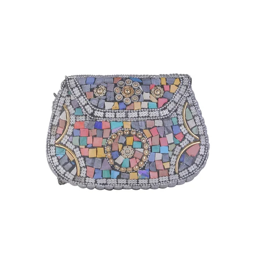 Multicolor Stone Sling Bag