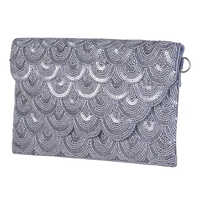 Sequins Embroidered Sling and Hand Bag