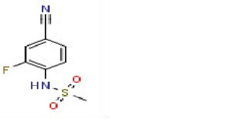 N-(4-cyano-2-fluorophenyl) methanesulfonamide