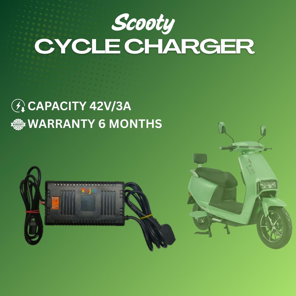 Cycle Charger	42v/3a - Battery Life: 2-5 Years