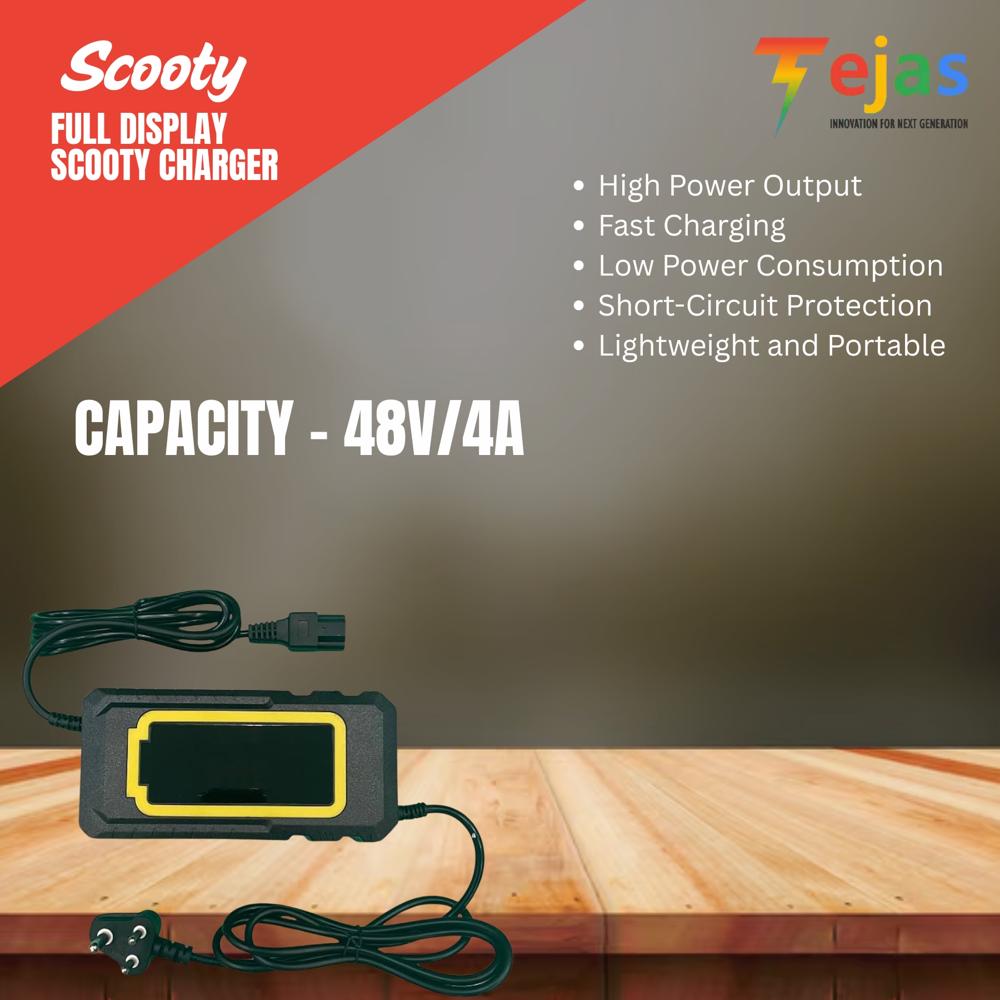 PERCENT DISPLAY LEAD ACID  SCOOTY CHARGER 	48V/3A