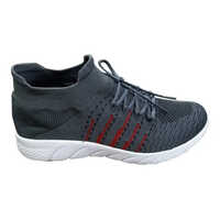 Men Jogging Walking Sport Shoes - Color: Grey