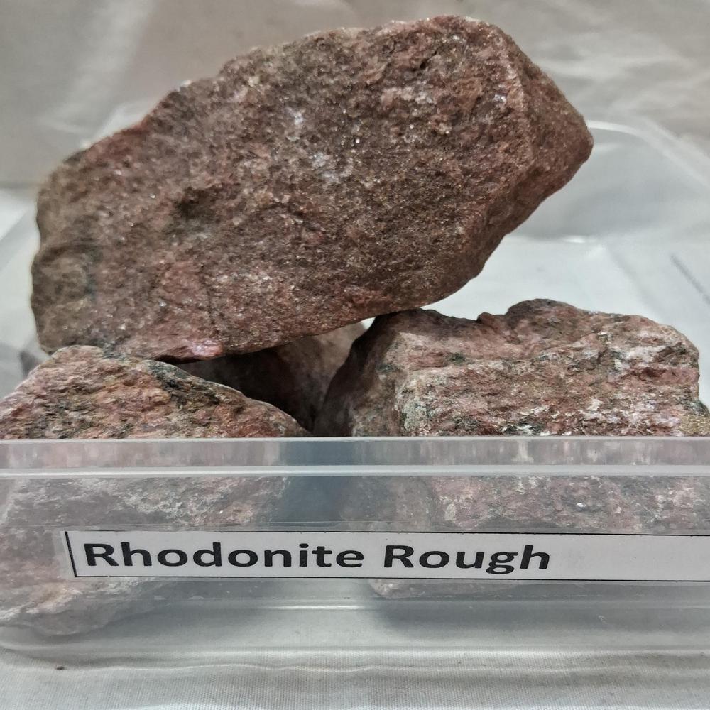 Rhodonite raw stone