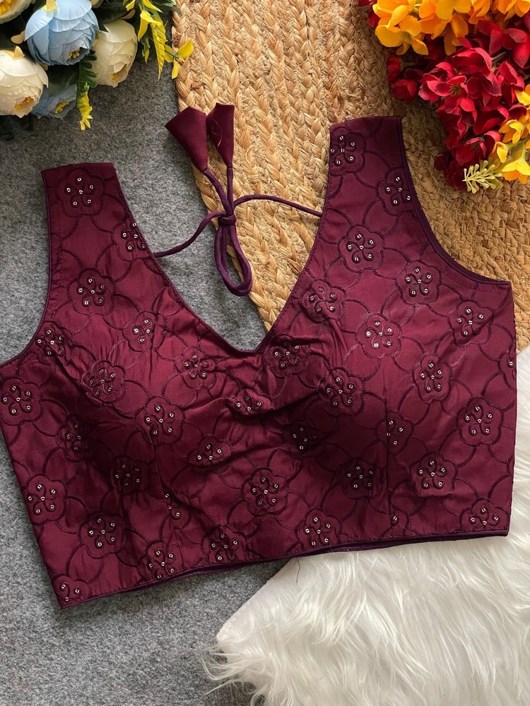 Party Wear Blouse - Color: Multi Color