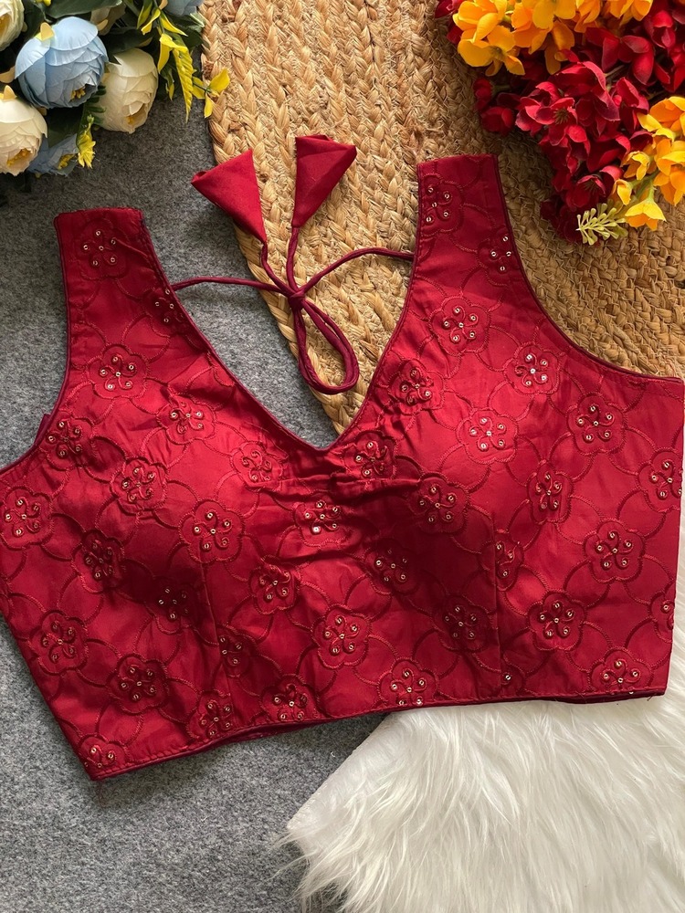 Party Wear Blouse - Color: Multi Color