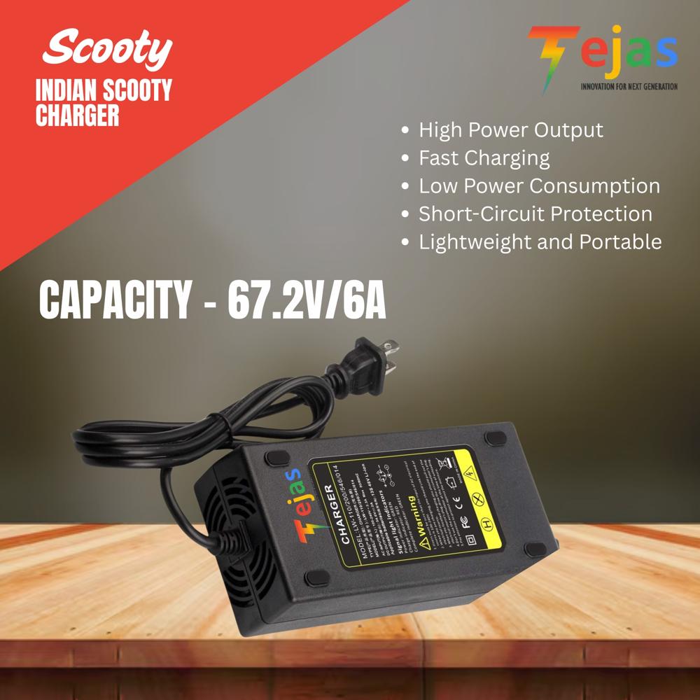 INDIAN  SCOOTY CHARGER 67.2V/6A