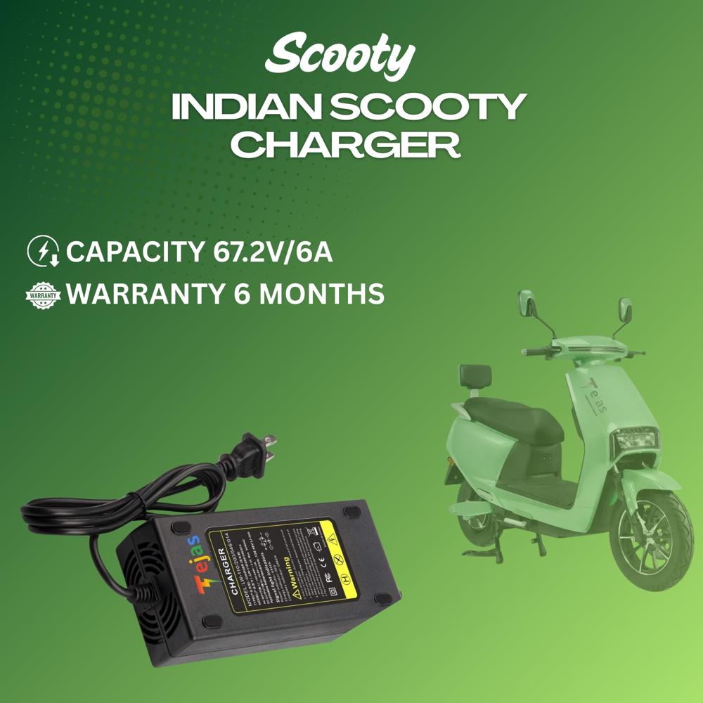 INDIAN  SCOOTY CHARGER 67.2V/6A