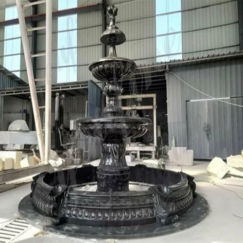 Black Marble Fountain