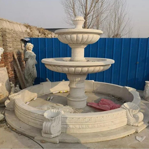 White Marble Fountain