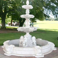 White Marble Fountain