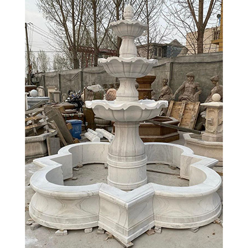 White Marble Fountain