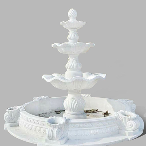 White Marble Fountain