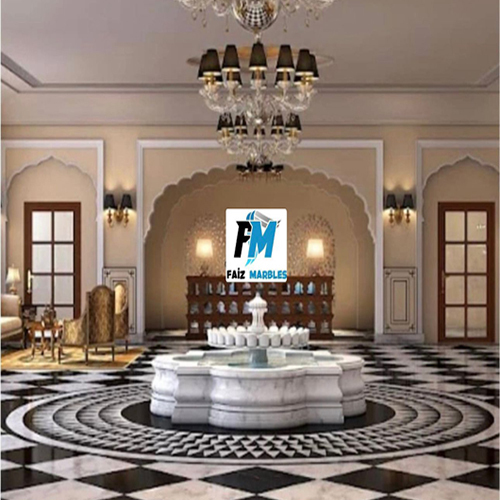 White Marble Fountain