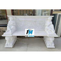 White Marble Bench - Hardness: Yes