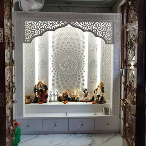 Modern White Marble Temple