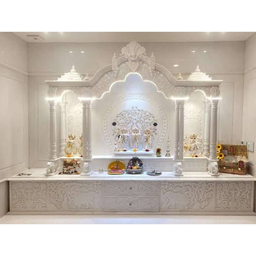 Modern White Marble Temple