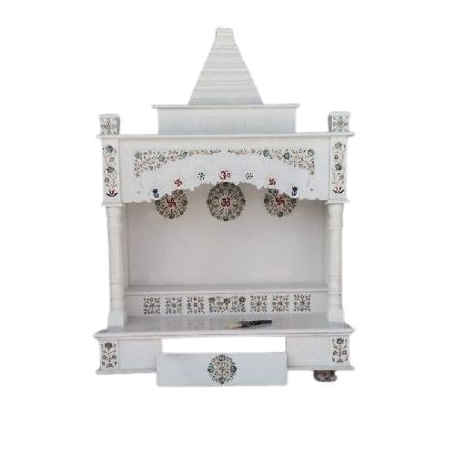 White Marble Home Temple