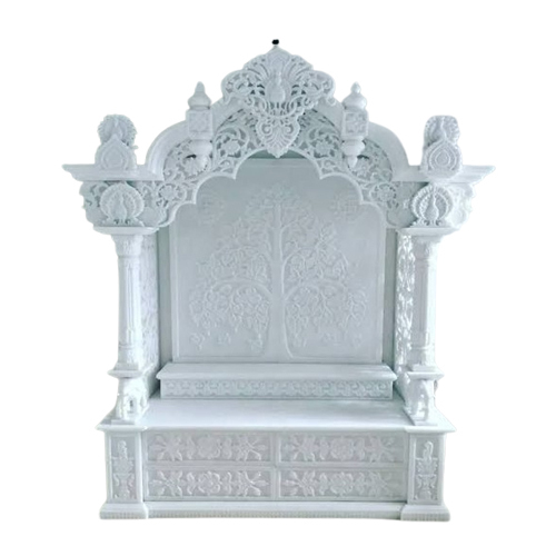White Marble Home Temple