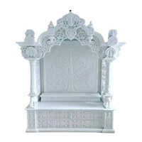 White Marble Home Temple