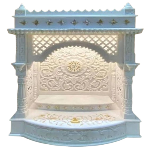 White Marble Home Temple