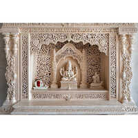 White Marble Home Temple