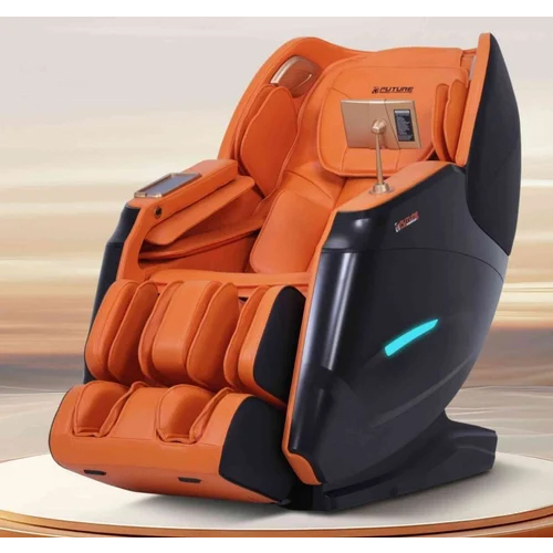 Full Body Luxury Massage Chair - Electric, 220-240V | Orange Color, Automatic Features, Zero Degree Gravity, Footrest Extension