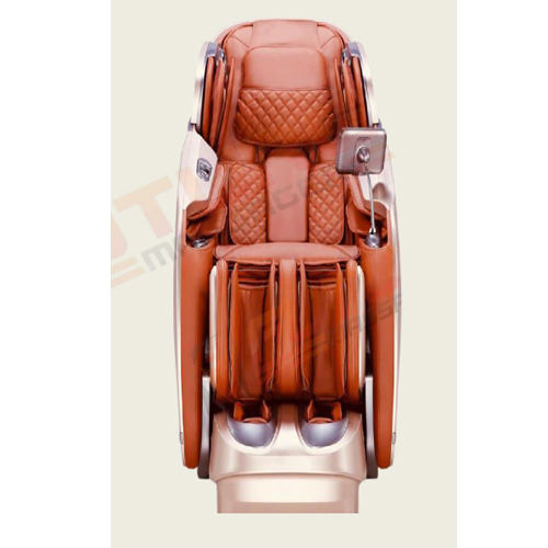 Robomax Premium Luxury Massage Chair - PU Leather, Electric Power 220-240 V, Sleek Red Color | Automated Massage Experience for All Ages