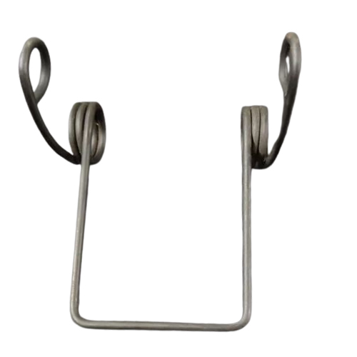 Silver Carbon Steel Double Torsion Spring