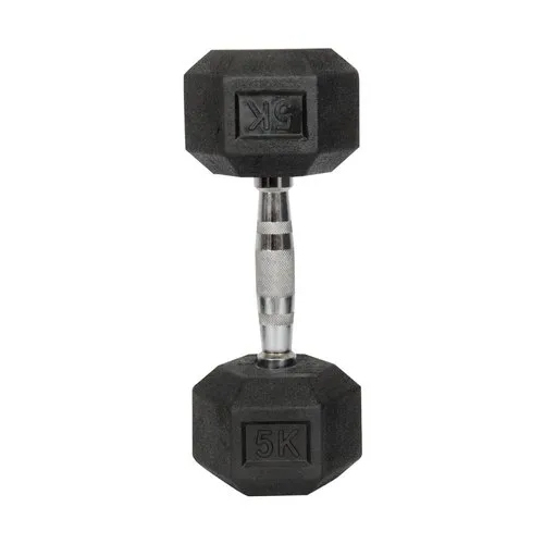 Rubber Coated Hexagon Dumbbells