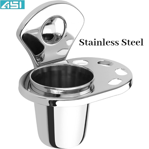 Stainless Steel Brush Holder - Color: As Per Requirement