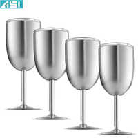 Bar Glass - Stainless Steel, Medium Size, Various Colors - Modern Design For Trendy Barware Solutions
