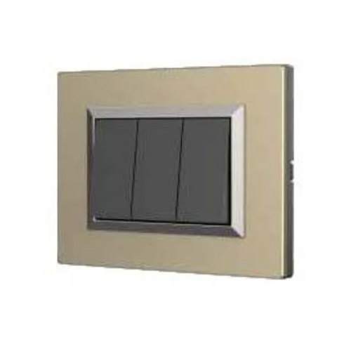 Acacia Series Cha mpagne Gold Switch Plate