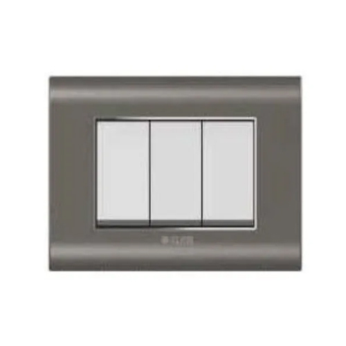 Curve Plus Series Magnesium Grey Switch Plate - Automation Grade: Manual