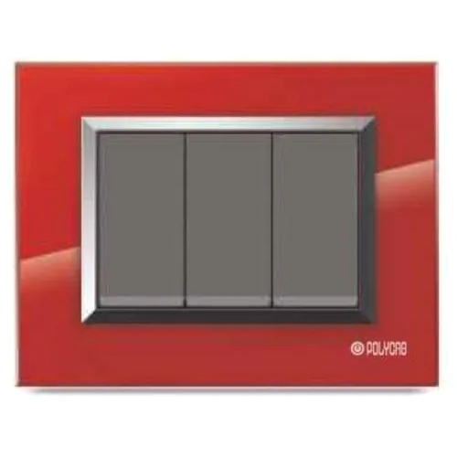 Valencia Series Red Switch Plate