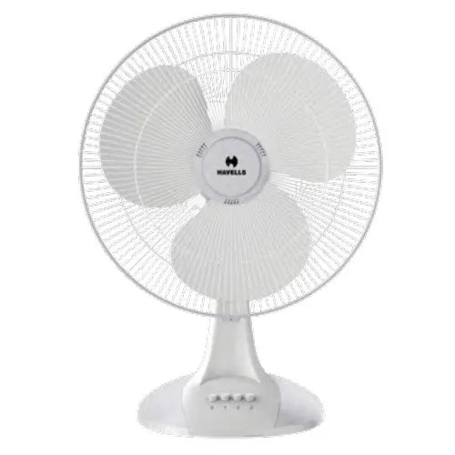 Sameera White Table Fan - No. Of Blades: 3