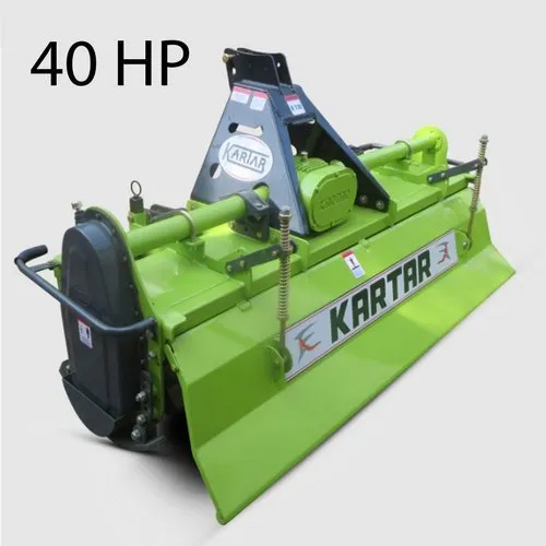 40Hp Kartar Rotavator - Color: Green