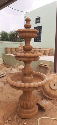 Makrana Marble Fountain - Pool Size: 3