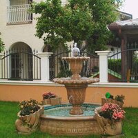 makrana marble fountain