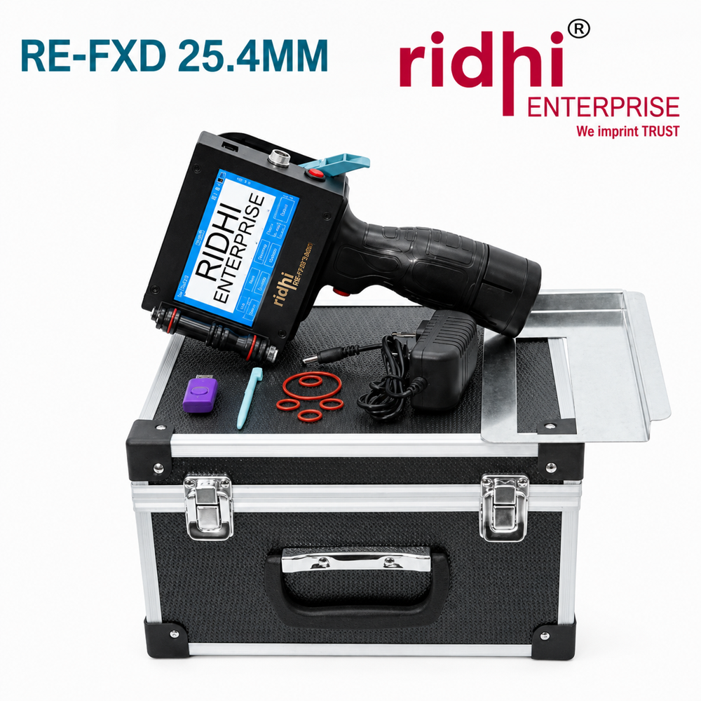 Ridhi FXD 25.4MM Handheld Inkjet Printer
